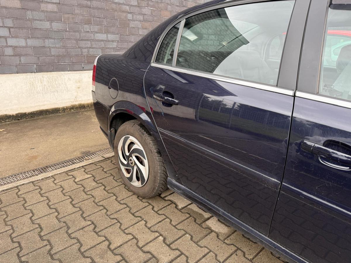 Opel Vectra C original Tür hinten rechts 4BU Saturnblau Metallic Rohbau BJ06